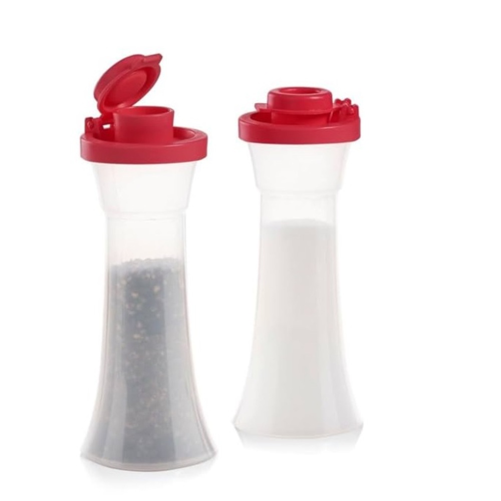 New Tupperware Mini Salt & Pepper Shakers (4inch)